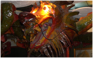 china sea dragon Dragon suspended from ceiling